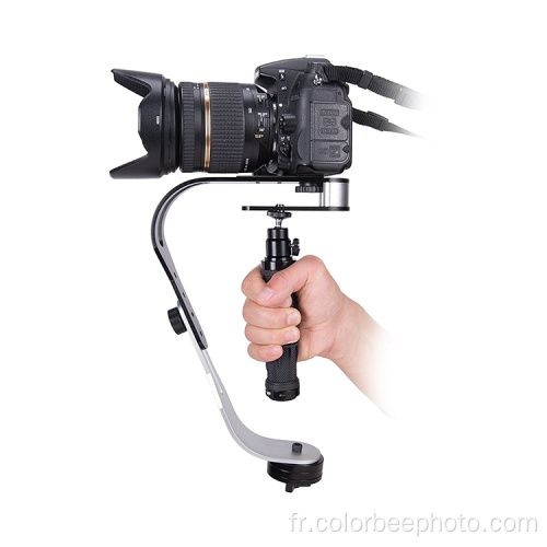 Stabilisateur vidéo de caméra portable en alliage d&#39;aluminium